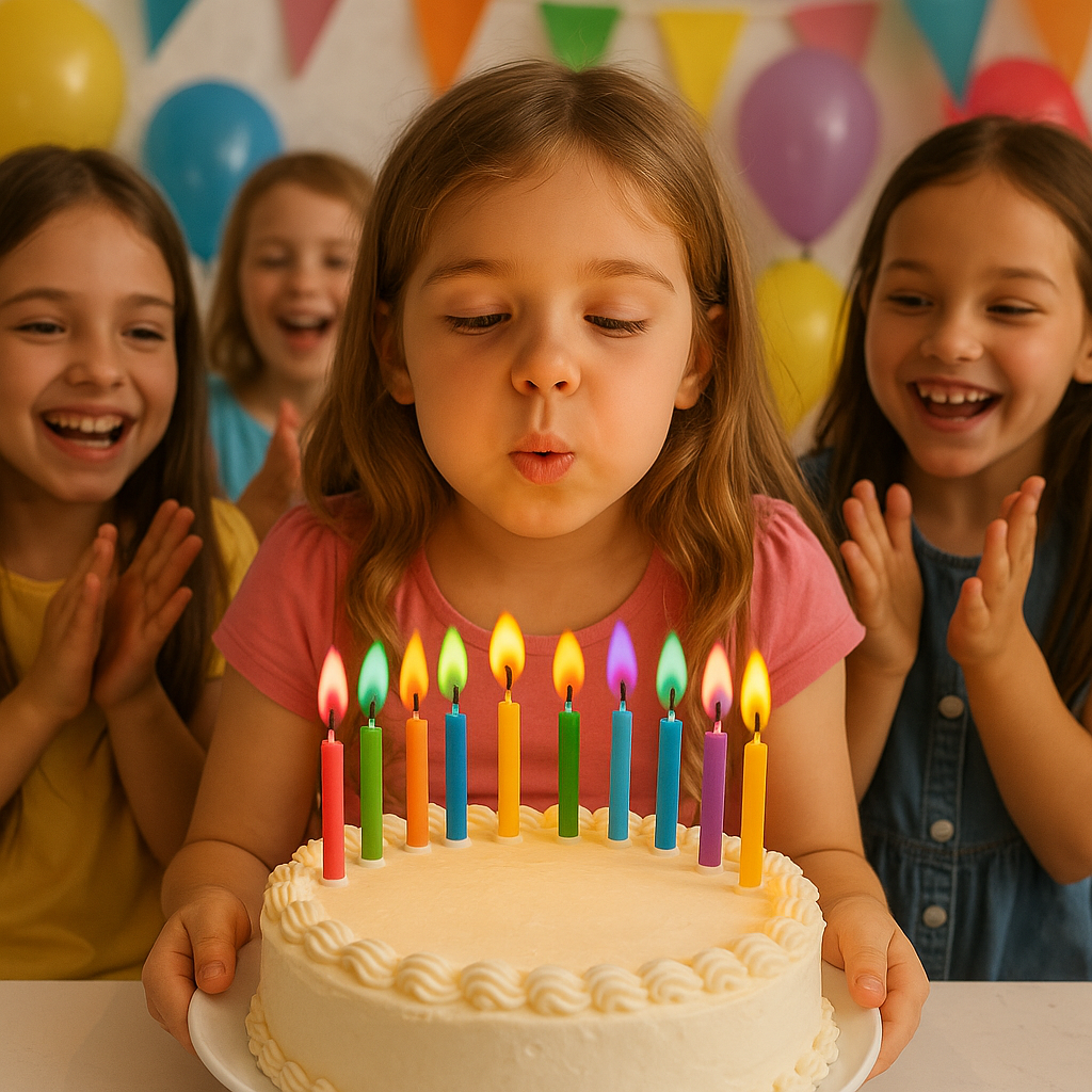 24 Count Birthday Cake Candles Happy Birthday Candles Colorful Candles Holders Included