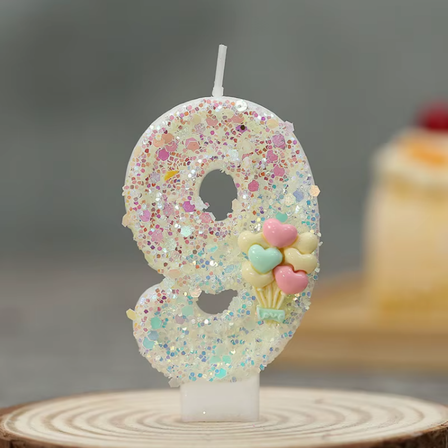Birthday Candles Set for Cake β Number 9 Candle with 24 Piece Decoration Kit, Spiral Candles & Cake Toppers β Kids Birthday Party Supplies