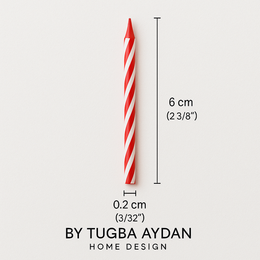 by Tugba Aydan - Birthday Candle - 72 Count Mix Color Birthday Candles for Cake, Cake Candle for Birthday, Party Small Candles
