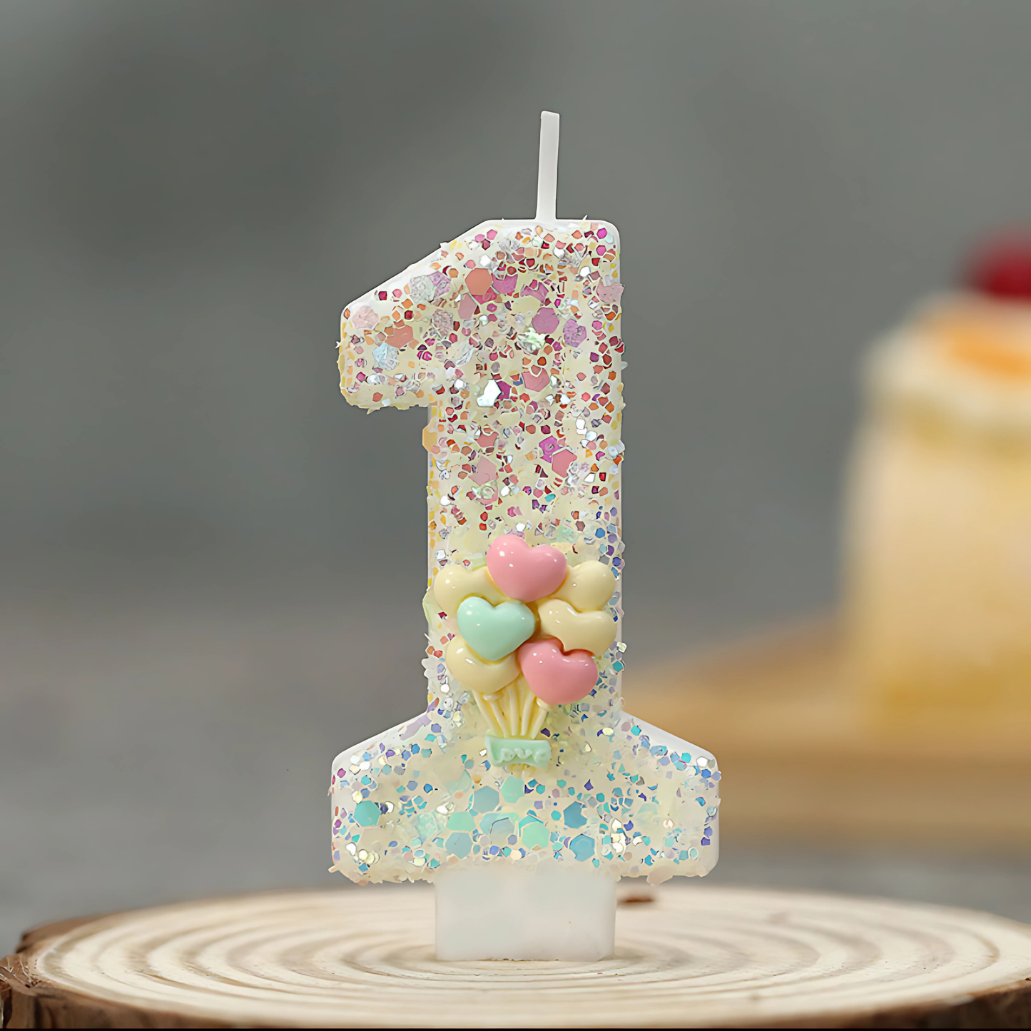 Birthday Candles Set for Cake β Number 1 Candle with 24 Piece Decoration Kit, Spiral Candles & Cake Toppers β Kids Birthday Party Supplies