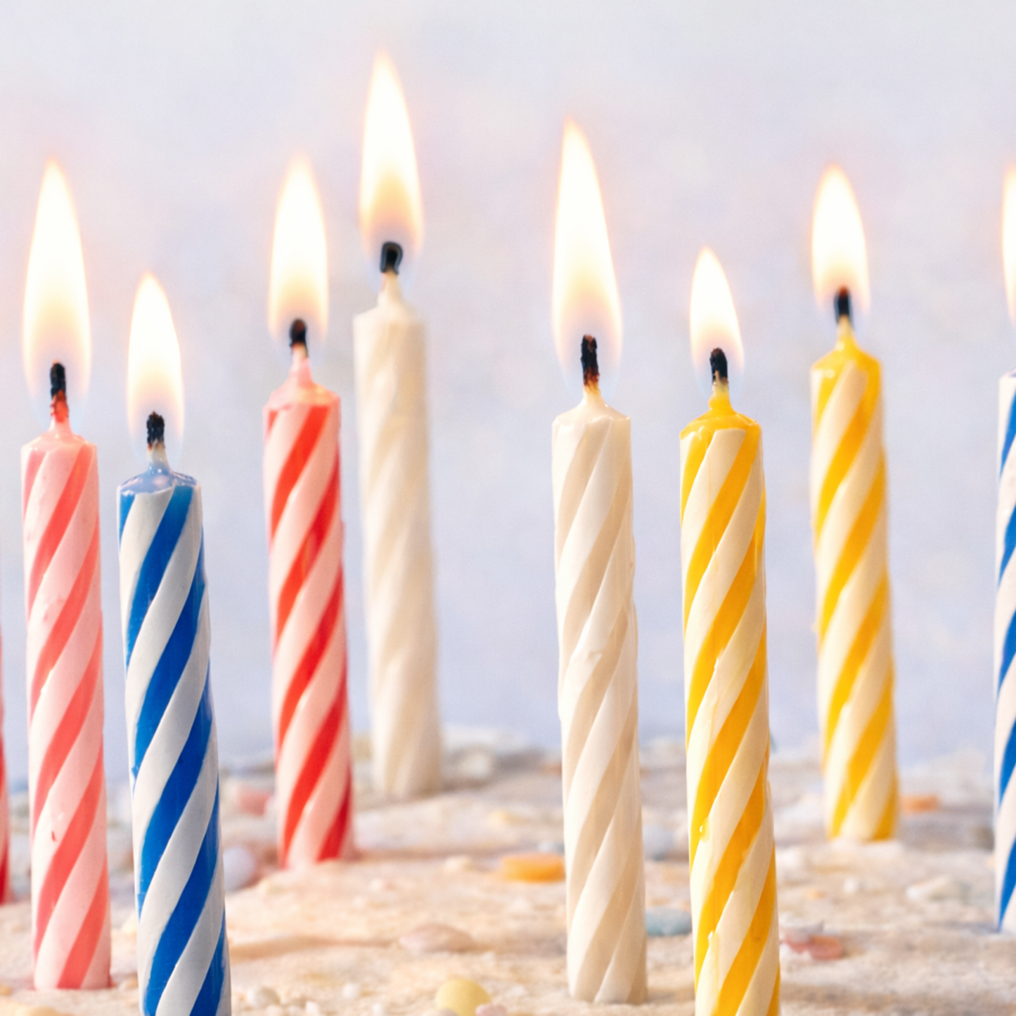 by Tugba Aydan - Birthday Candle - 288 Count Mix Color Birthday Candles for Cake, Cake Candle for Birthday, Party Small Candles
