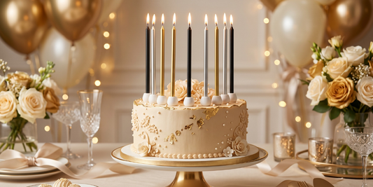 How to Make a Birthday Cake Look Expensive with Simple Candles