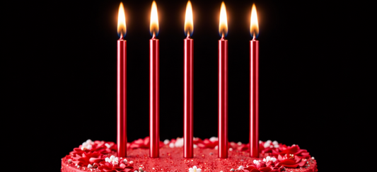 Birthday candles for cake