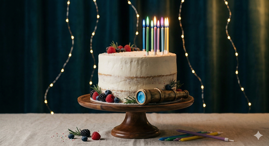 🎂 How to Make a Birthday Cake Look Amazing in 5 Minutes (With Candles)