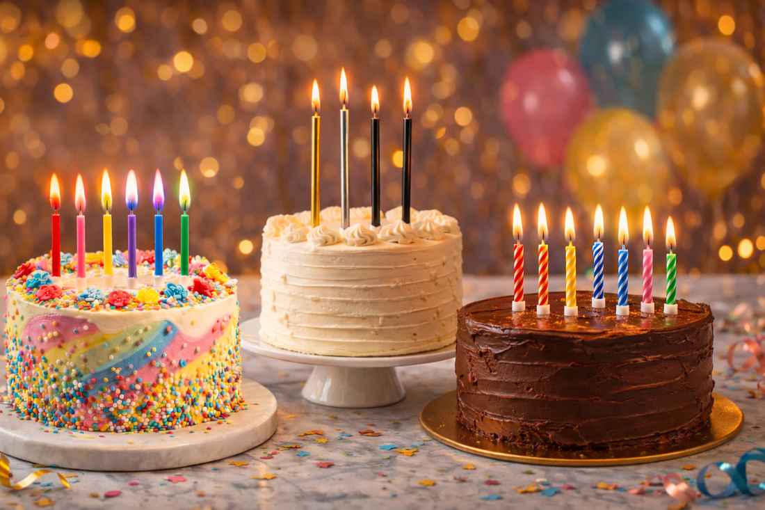 Birthday candles for cake