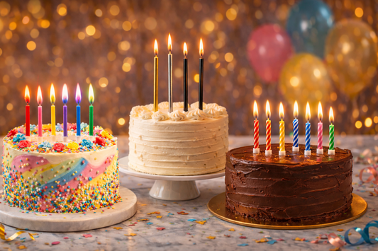 Birthday candles for cake