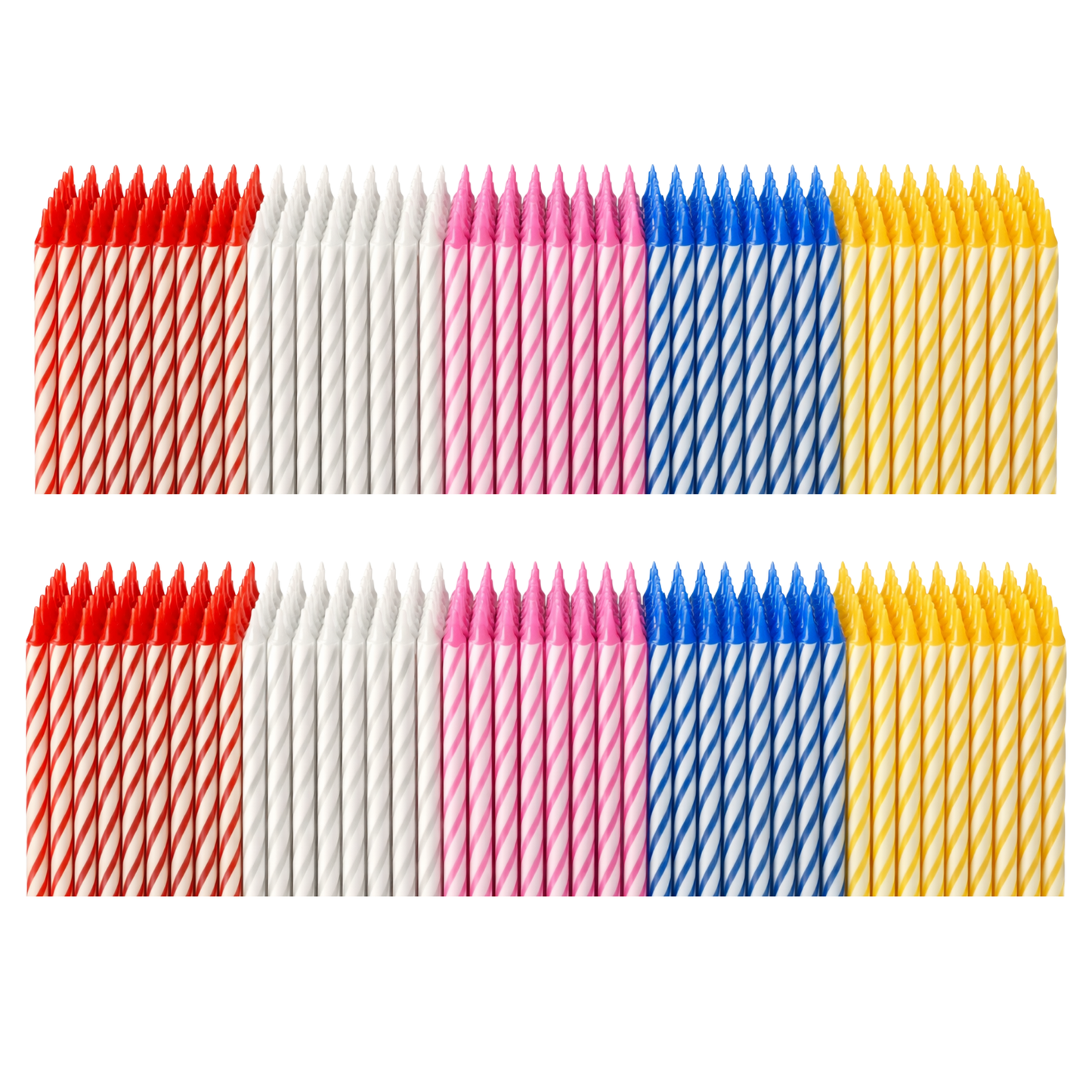 by Tugba Aydan - Birthday Candle - 144 Count Mix Color Birthday Candles for Cake, Cake Candle for Birthday, Party Small Candles…