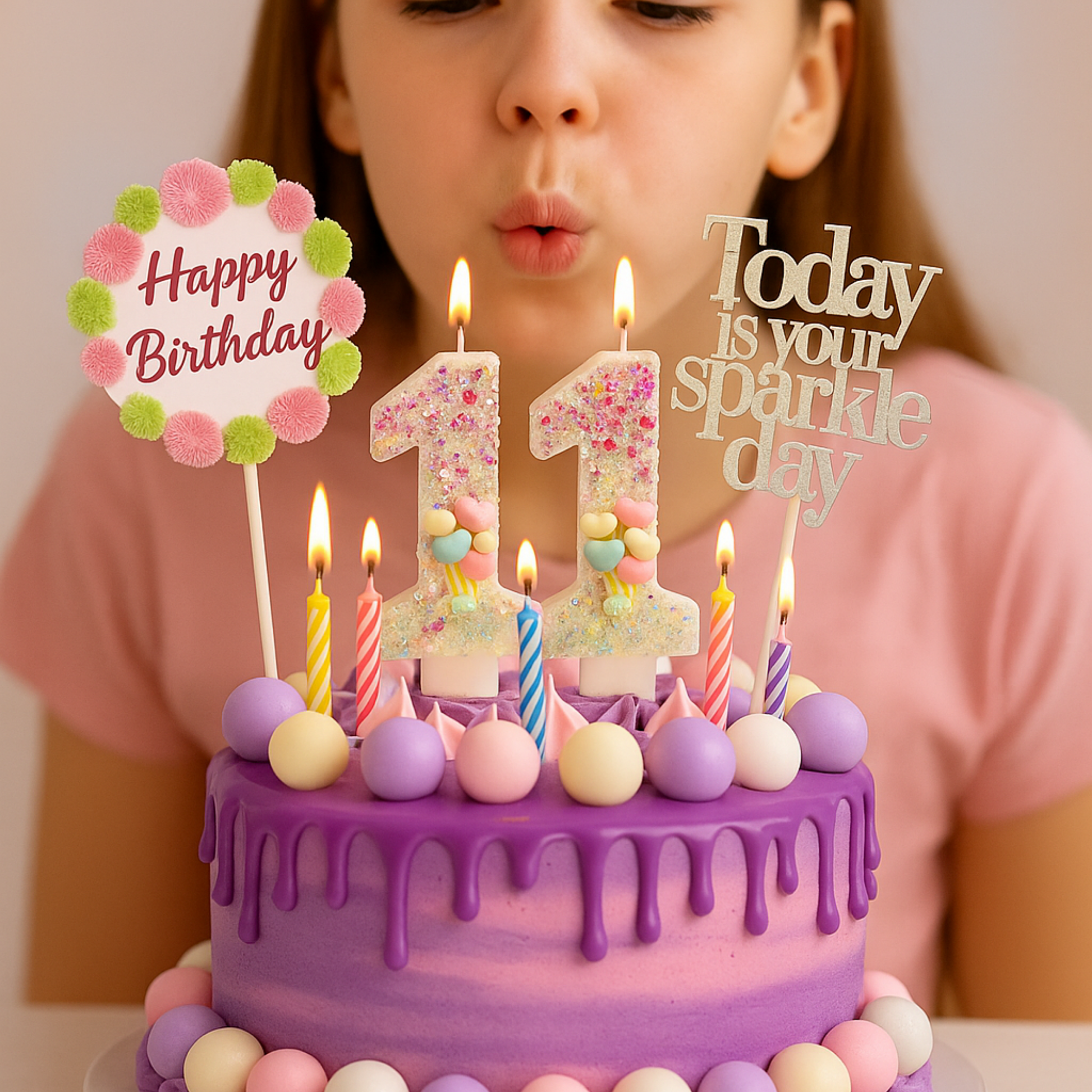 11 number birthday candles
