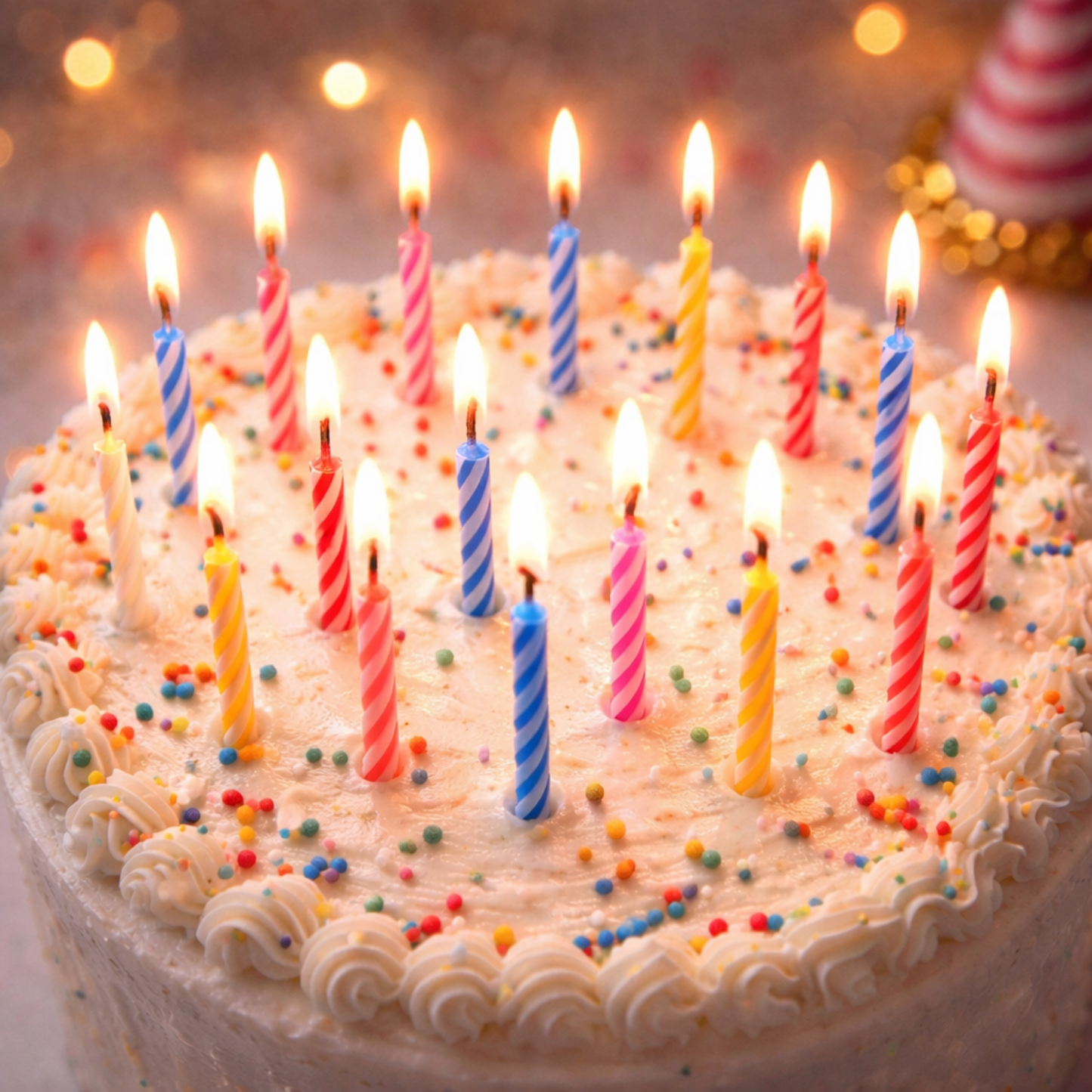 by Tugba Aydan - Birthday Candle - 288 Count Mix Color Birthday Candles for Cake, Cake Candle for Birthday, Party Small Candles